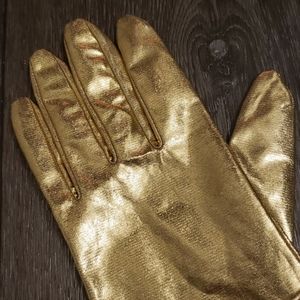 Accessories - Vintage Gold Lame Gloves Accessories - Vintage Gold Lame Gloves